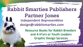 cute purple bunny business card design