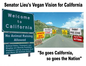 oppose california animal rights legislation graphic roadsigns